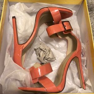 Open toed Ankle Strapped Heels